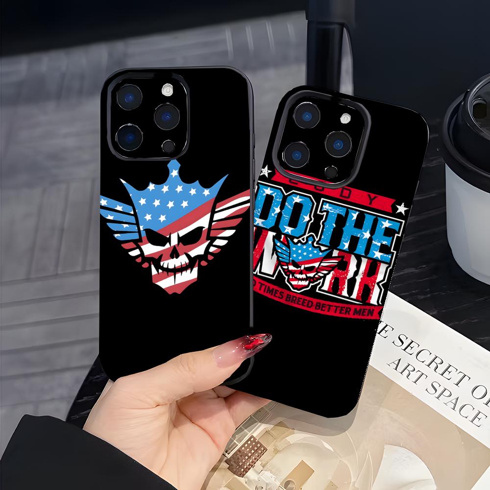 Professional Wrestler C-Cody R-RhodesES Phone Case Black Matte Thin Phone Case For iPhone17 16 15 14 13 ProMax