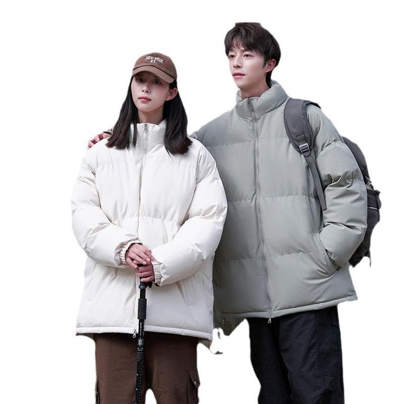 Men's and women's same cotton-padded clothes, new winter casual loose cotton-padded clothes, youth thickened jackets
