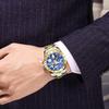 Chenxi Automatic Watches Steel Fashion Business Waterproof Mechanical Movement Skeleton Watches For Male Relogio Masculino