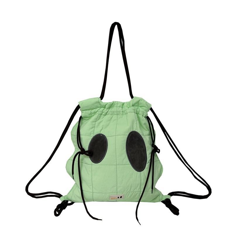 Autumn and Winter Lightweight Soft Cotton-filled Comfortable Casual Versatile Drawstring Backpack Xue Zhiqian Versatile Cute Bag