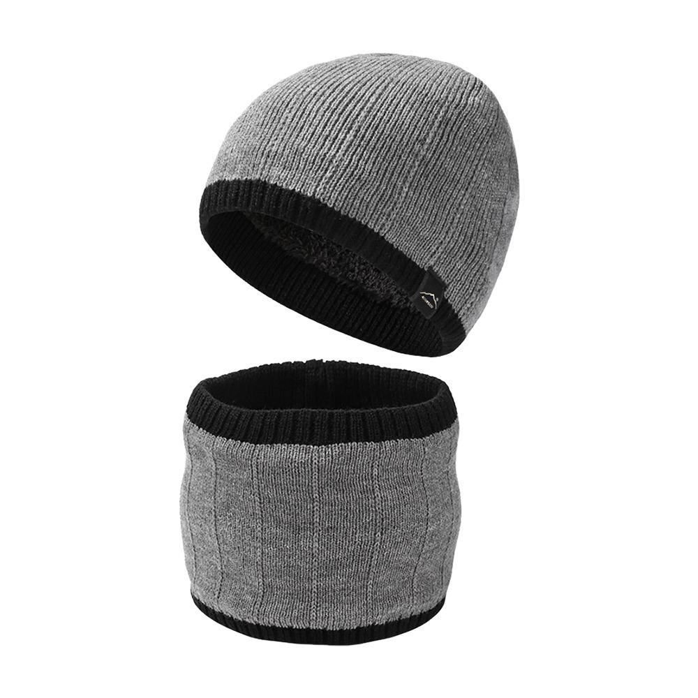 Neck Protection Skullcap Warm Men's Knitted Hat Fashion Beanies  Winter