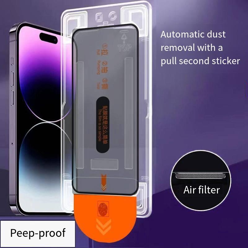 1Pc High Definition Screen Protector for IPhone 16 15 Pro Max XR X XS HD Tempered Glass Dust Free Installation