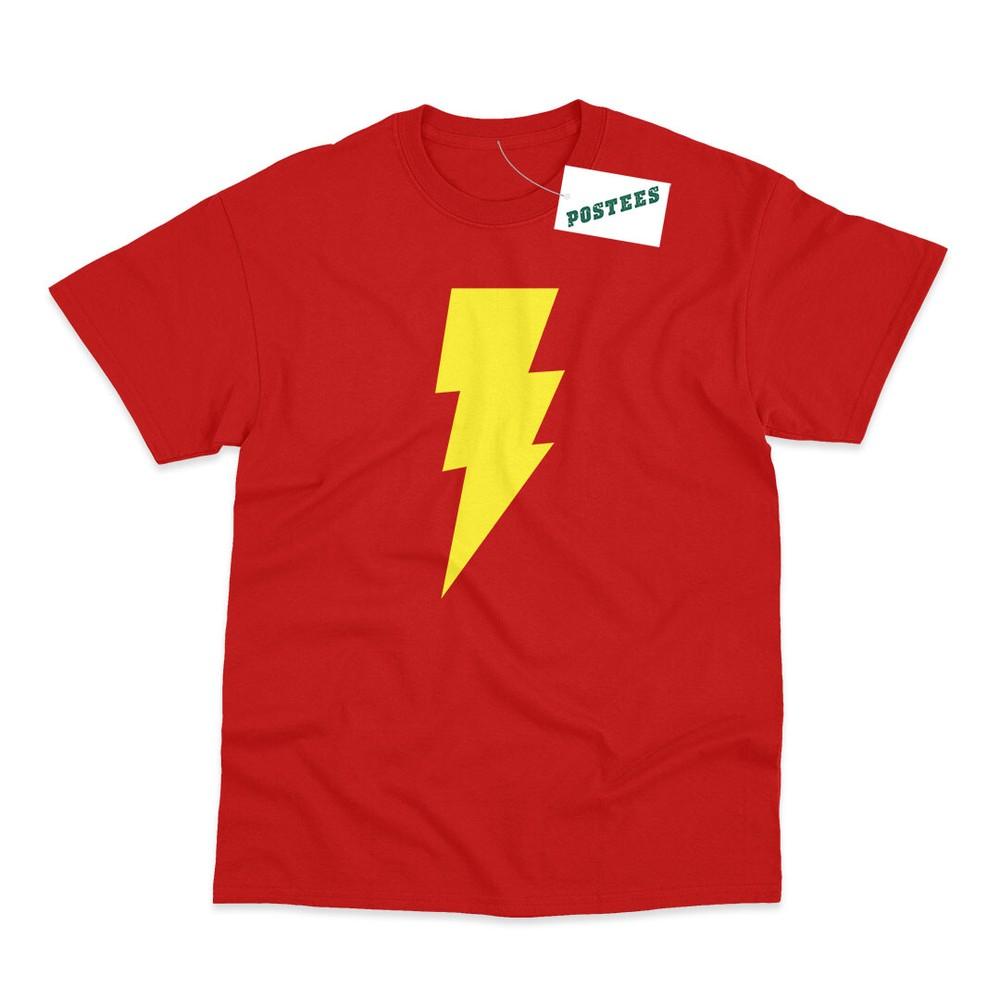 Shazam Superhero TShirt Inspired by The Big Bang Theory Unisex T-Shirt M