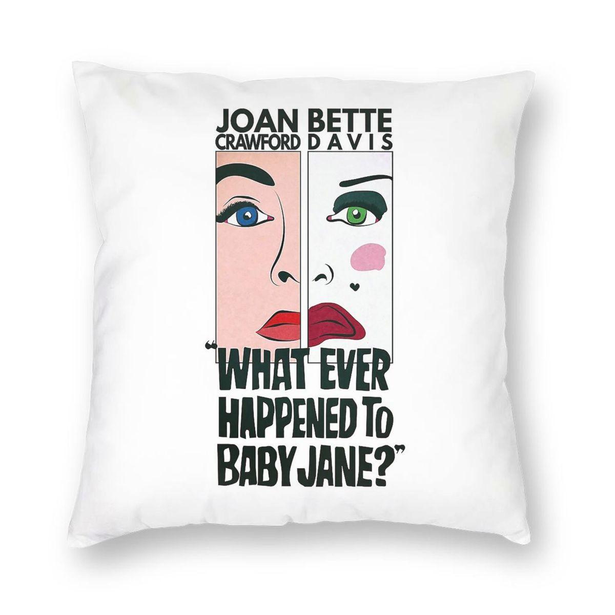 What Ever Happened To Baby Jane Pillowcase Polyester Linen Velvet Pattern Decorative Throw Pillow Case Sofa Seater Cushion Case 30x30cm