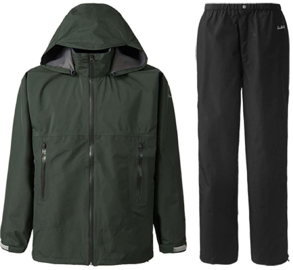 Promont Packlite Plus Rain Olive Size Outdoor Rain Jacket and Rain Pants Men's Gore-Tex Suit, (OV), 3L, SR150M,