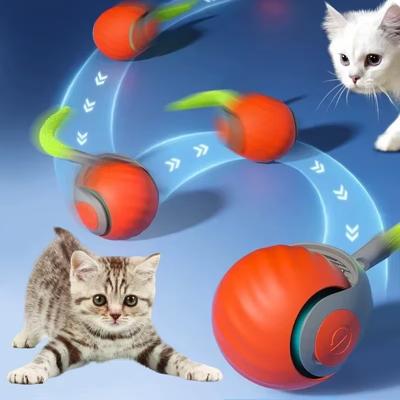 Pet Toy Ball Intelligent Electric Interactive Game Gravity Sensor Smart Jumping Rolling Ball Automatic Moving Puppy Cat Toys
