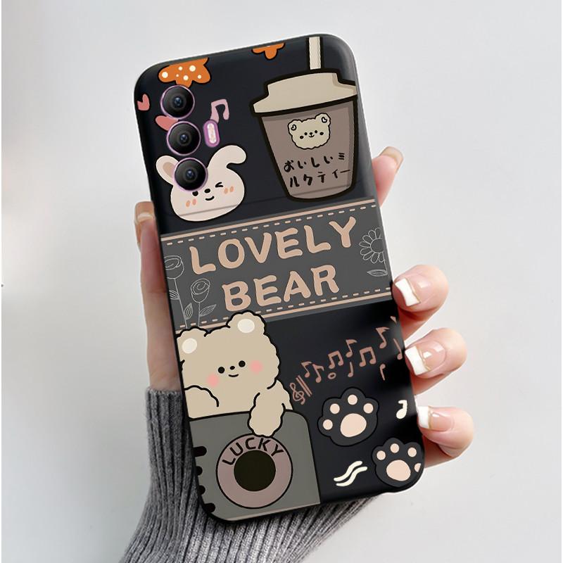 Cute Case For Tecno Spark 8 Pro Funda Capa Printing Shell Protective Cover Soft Silicone Cartoon Phone Casing Coque