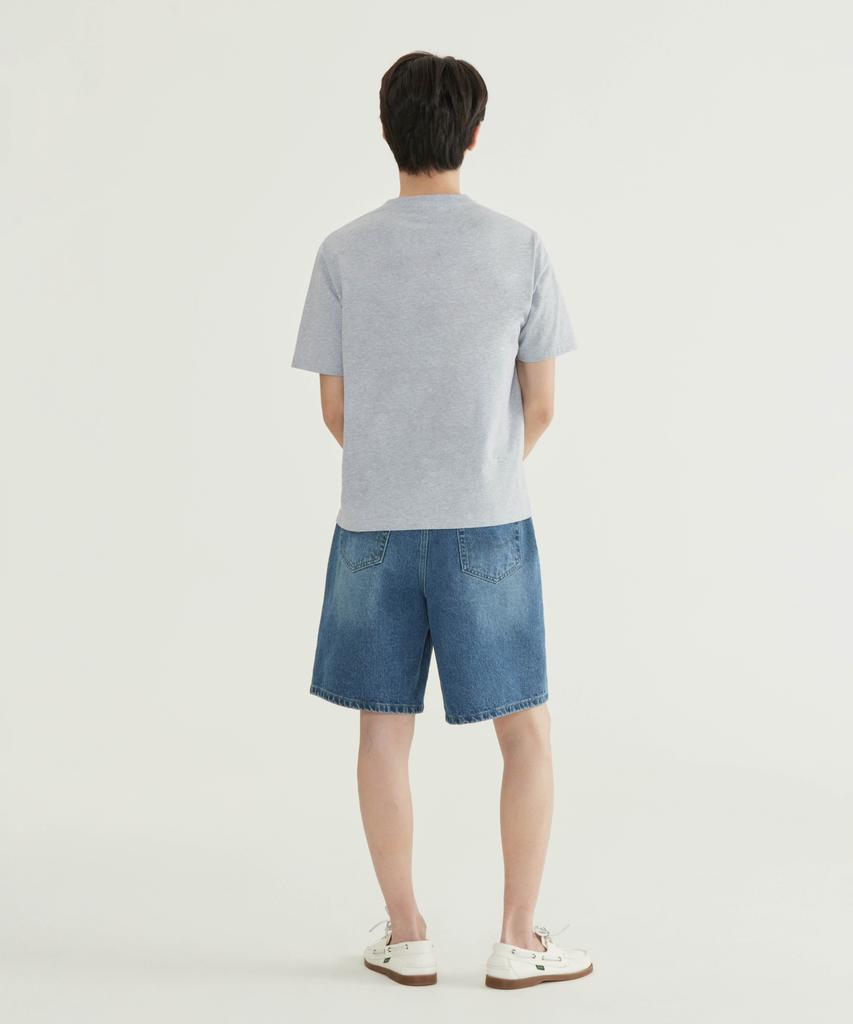 COVERNAT Regular Denim Shorts Black