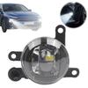 For Corsa-F C5-X Automotive Foggy Lights Rust Proof Front Bumper Fog Lamp Round Foglights Replacement for Foggy Weather Driving