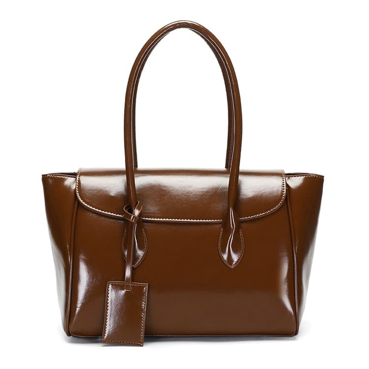 Simple tote bag women's versatile shoulder handbag
