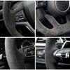 Car Steering Wheel Cover Suede 100% Fit For Porsche Taycan Boxste Panamera Macan Cayenne 718 911 9YA 971 Car Accessories