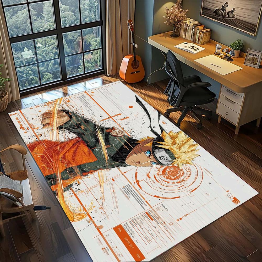 

Naruto Shippuden Rug Carpet Non Slip Washable Floor Mat Large Area Rug for Bedroom Home Decor 60x90cm