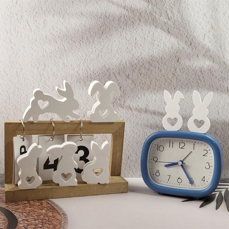 Food Grade Silicone Mold Easter Rabbit Shape Crafting Moulds Soft Flexible Moulds Silicone Texture for Hand-Making