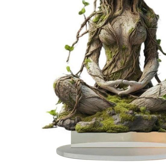 1/2/3Pcs Bohemian Goddess Statue Acrylic Decoration 2D Boho Goddess Statue Table Sign Home Office Living Room Desktop Decor