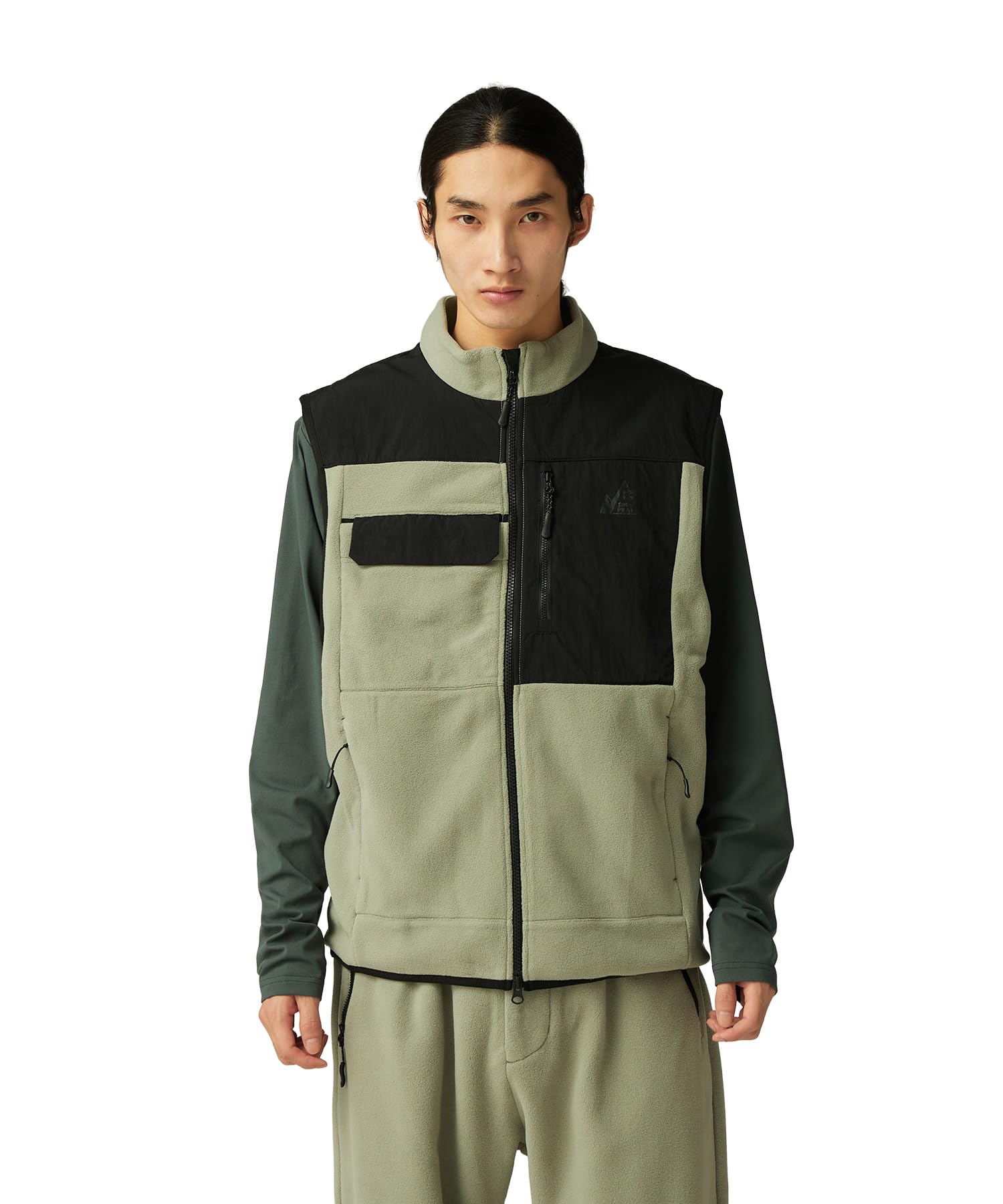 

Snow Peak MofM Fleece Vest and Size L MM4510-SW02, Men s Women s, Black, чорний