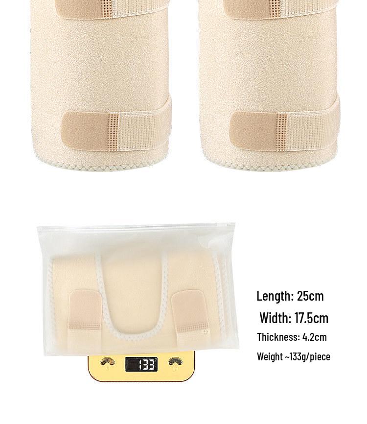 Adjustable Thigh Compression Sleeve & Leg Guard for Sports and Running - Skin Tone