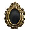Vintage Photo Frame Refrigerator Magnet DIY Oval Picture Holder Decorative Fridge Magnet Home Kitchen Office Whiteboard Decor