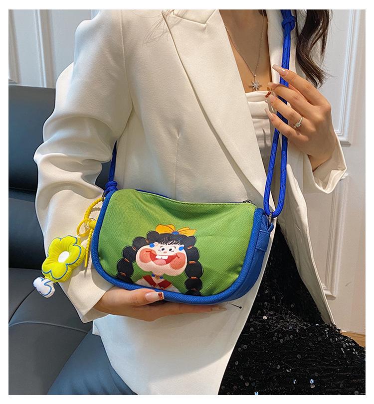 2025 Stylish Cute Cartoon Graffiti Single Shoulder Crossbody Bag