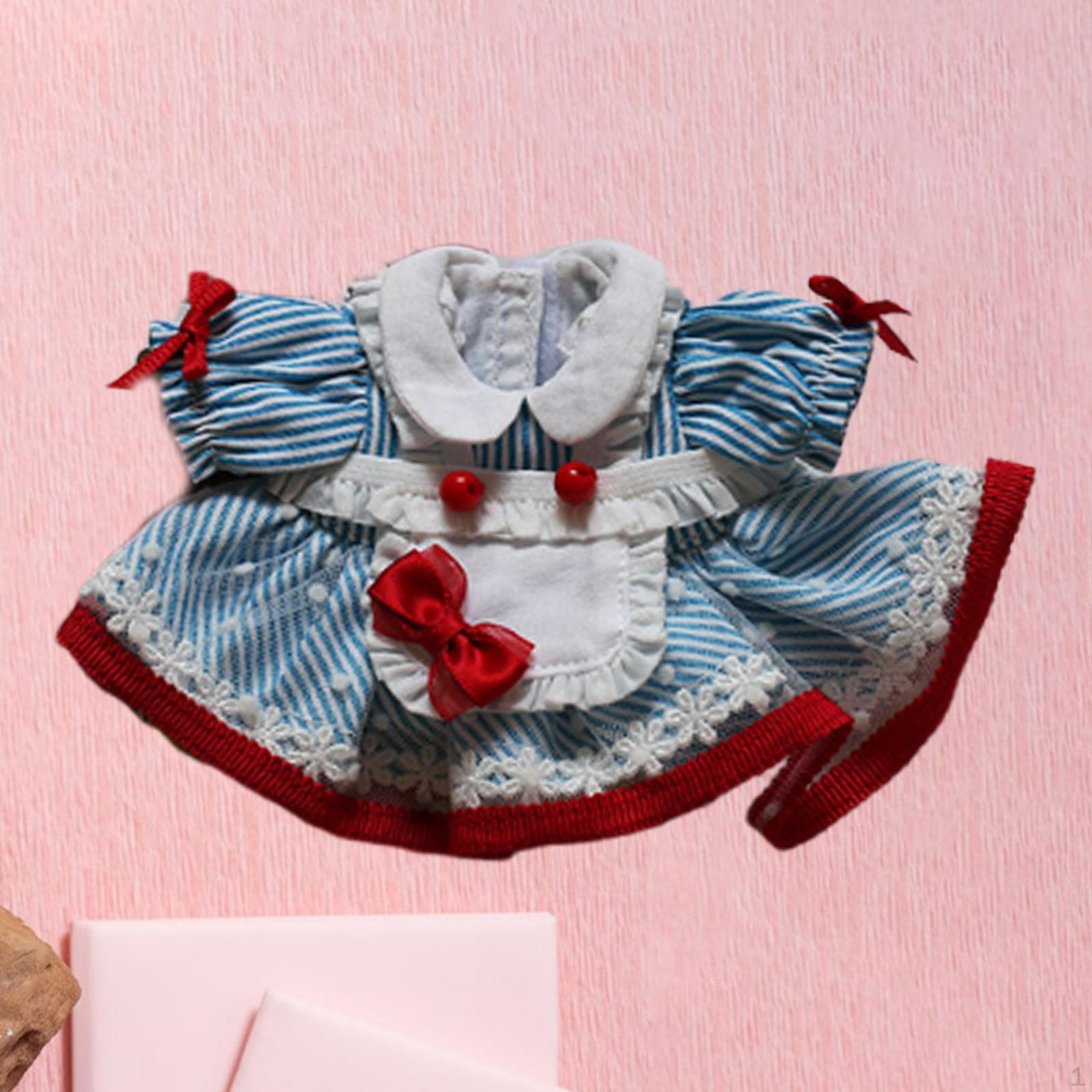 

Набор костюмов для кукол ростом 4,72 дюйма, креативные предметы для переодевания синий