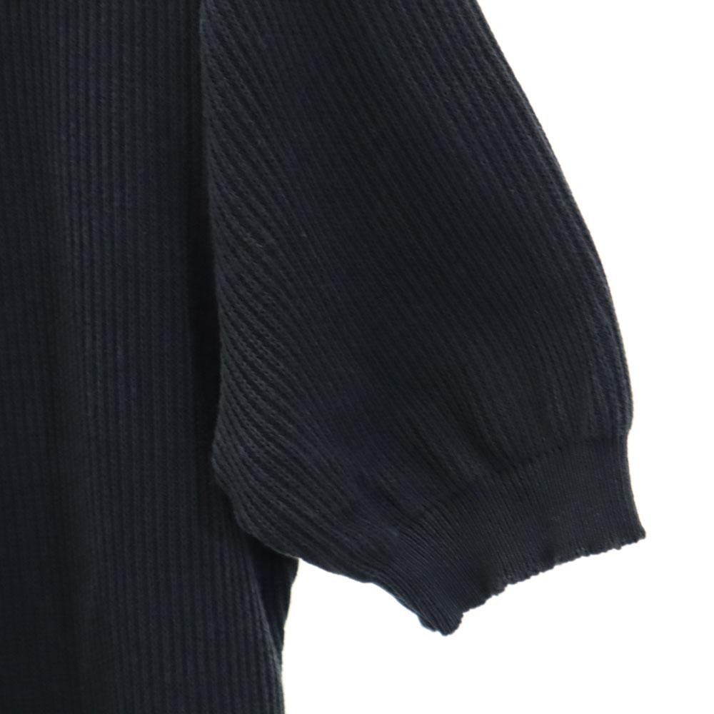 Salvatore Ferragamo Made in Italy Cotton Short sleeve half button sweater Women Used