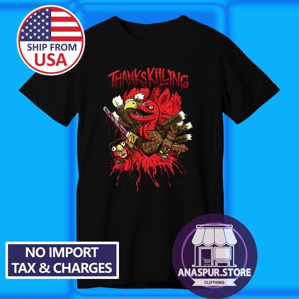 ThanksKilling The Movie Men s Black Size S-5XL 4XL
