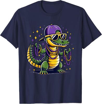 Aligator Crocodiles Mardi Gras Costume Mens  Womens Mardi Gras TShirt Unisex New 2026 Style
