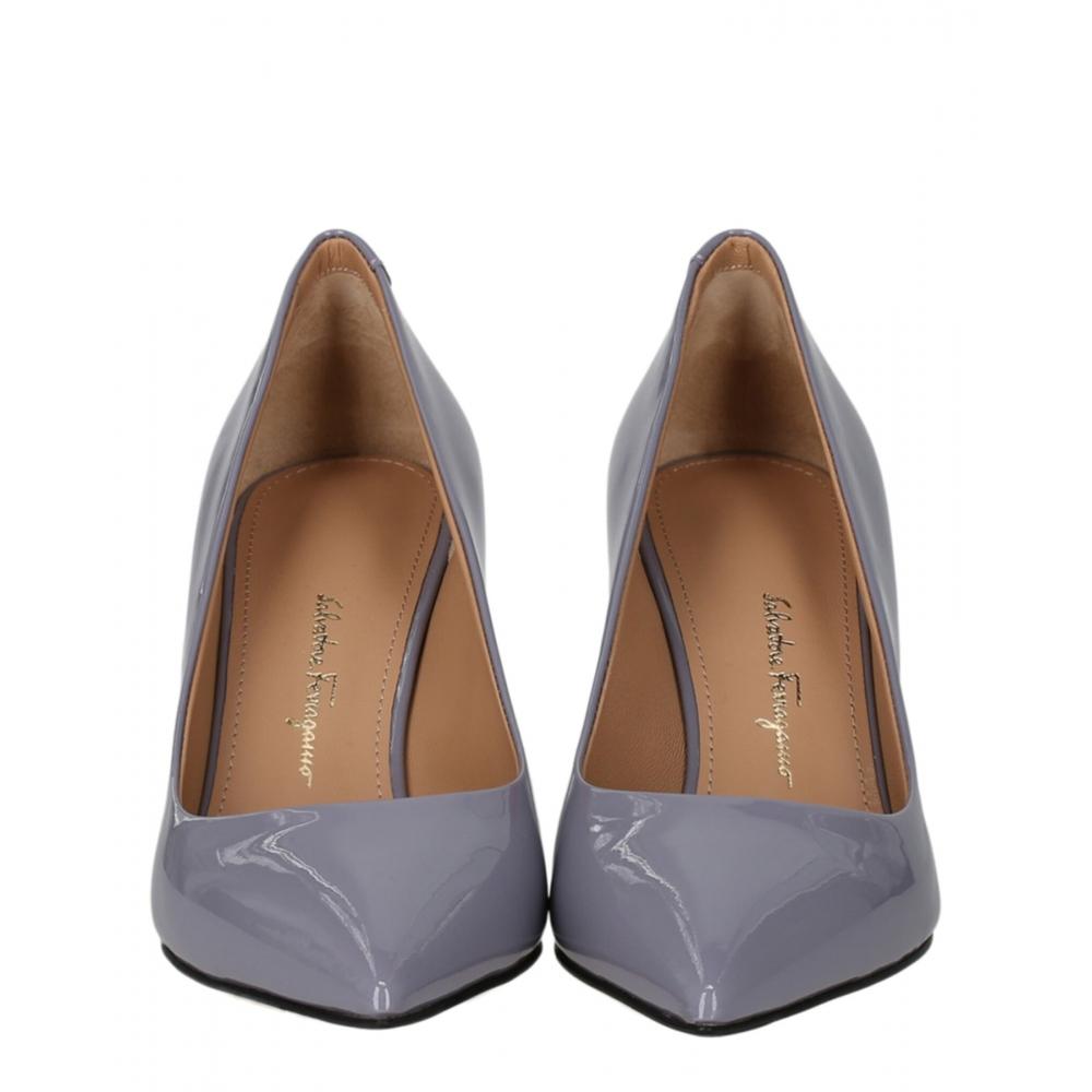 Salvatore Ferragamo Ilary Patent Pump Grey