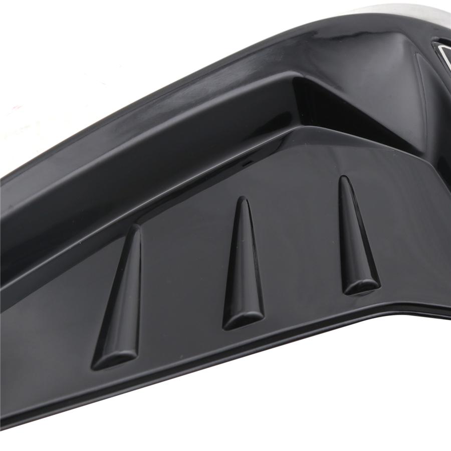 Universal 3D Black Car Side Wing Air Flow Fender Grill Intake Vent Trim Sticker