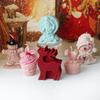3D DIY Santa Claus Candle Silicone Mold Snow Bell Elk Candle Mold Christmas Tree Resin Mold Christmas Gift