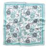 70x70cm Nylon Square Scarf Women Vintage Print Lightweight Accessory Office Casual Hair Styling