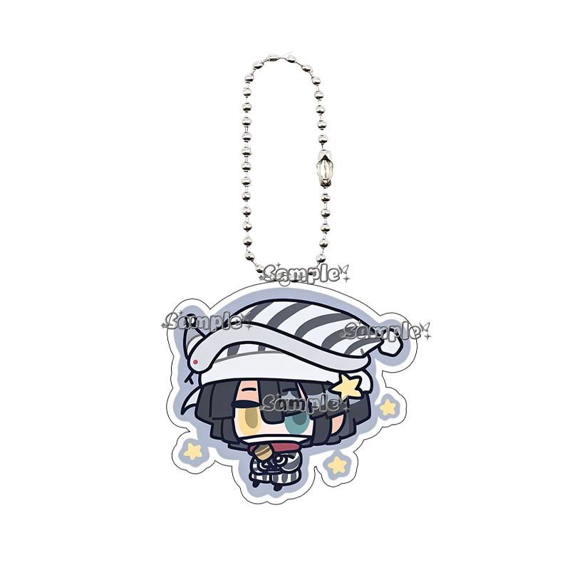 Double-sided Printing Anime Kochou Shinobu Tomioka Giyuu Tanjiro Kamado Nezuko Keychain Acrylic Pendant Charm Fans Gifts Jewelry