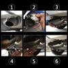 Car Exhaust Pipe Muffler Systems Auto Tail Rear Tip Decoration Stainless Steel Kit Off Road 4x4 Automobile Accessories Universal