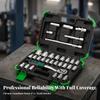 Socket Wrench Kit 72-Tooth Tools Sturdy for Garage