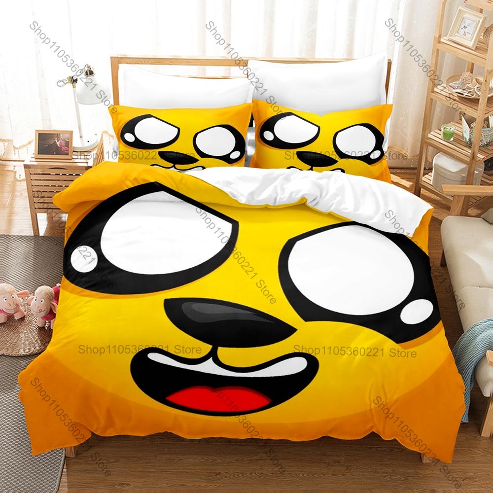 Personality Popular Spanish Gamer Mikecrack Bedding Set New Printed Duvet Cover Set Soft Microfiber Bed Linen for Fans Bedroom