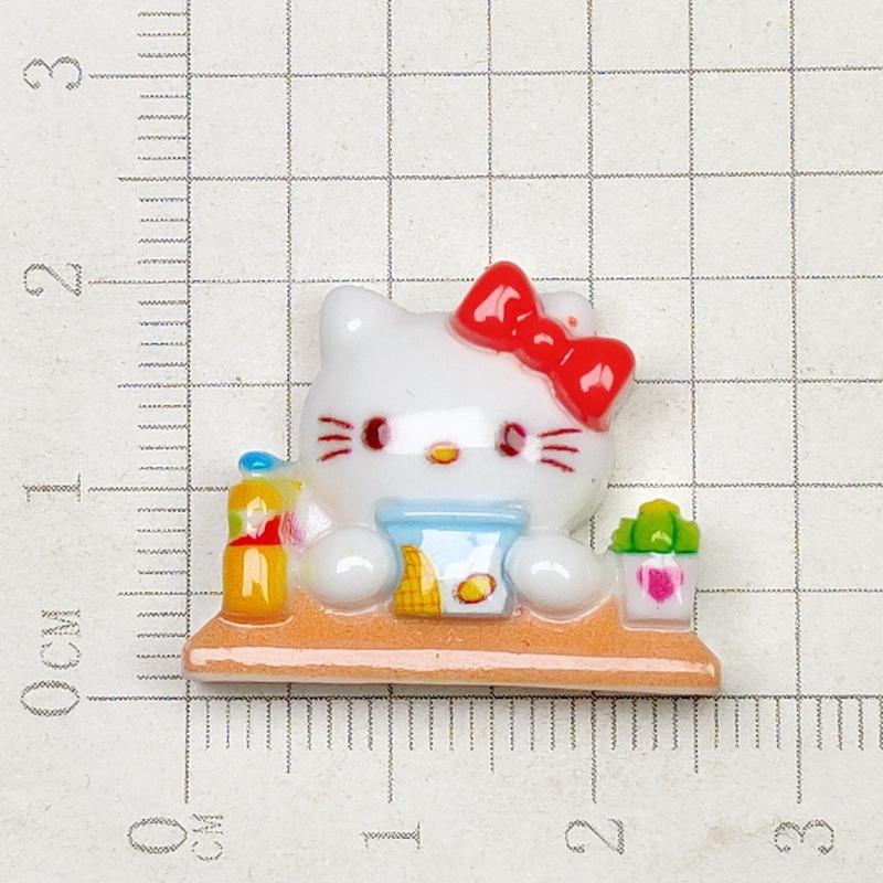 10Pcs Cartoon Resin Cute Animal Cats, Bow, Game Console Style Hairpin Scrapbook Craft Diy Miniature Ornament Accessories A34
