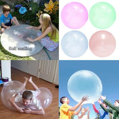 Gifts Bubble High Quality Super Bubble Ball Tear-Resistant Ball Beautiful Soft Transparent Inflatable Toy Party Squishy Ball New Arrival Fun  Beads