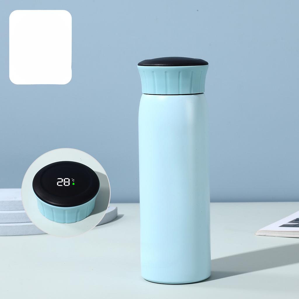 Einfacher neuer Thermosbecher aus Edelstahl, intelligente Temperaturmessung, Wasserbecher mit großem Fassungsvermögen, tragbarer Geschenkbecher für Outdoor-Sportarten für Studenten