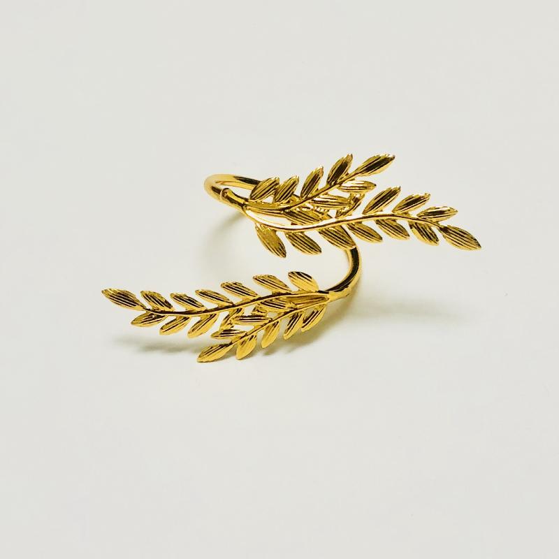 Gold Wheat Napkin Rings Metal Leaf Napkin Holder For Harvest Festival Fall Christmas Thanksgiving Dinner Table Decoration