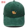 New cartoon cute cat embroidery washed retro baseball cap men's and women's casual outdoor sunshade cap