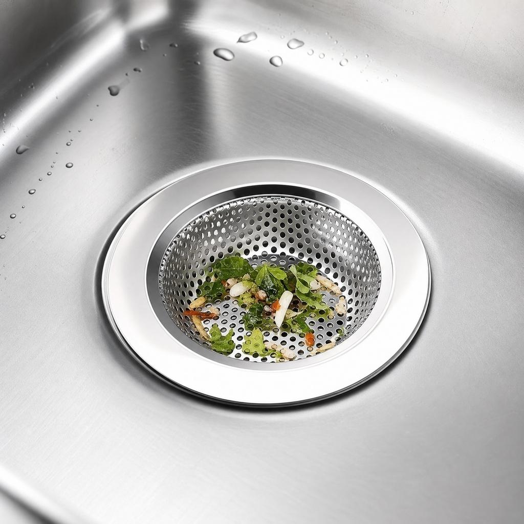 Stainless Kitchen Sink Strainer - Mesh Filter, Fit for Most Sinks