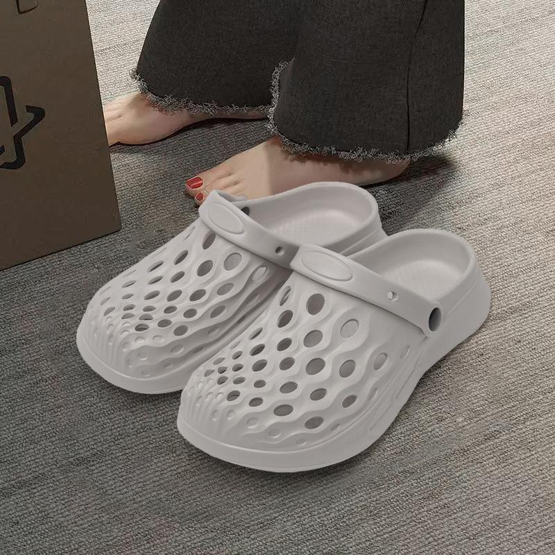 Sommer Crocs Sko Herre- og Damesport Utendørs Mote Sklisikre Par Sandaler og Tøfler