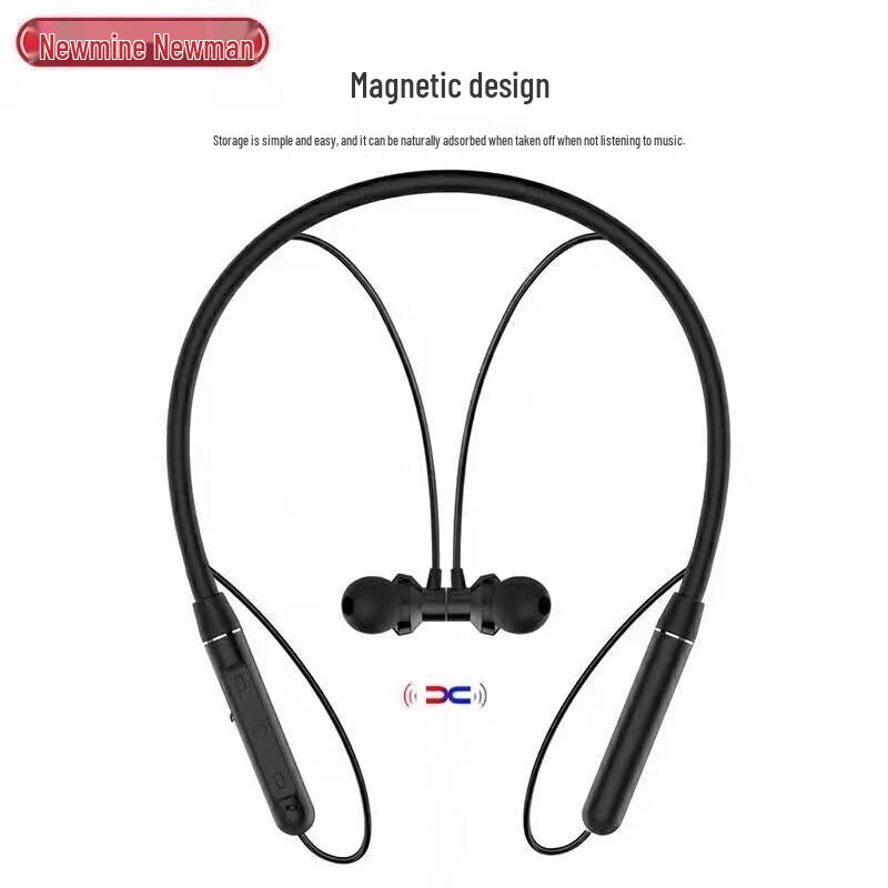 Newman H12 Wireless Neckband Bluetooth Sports Earphones