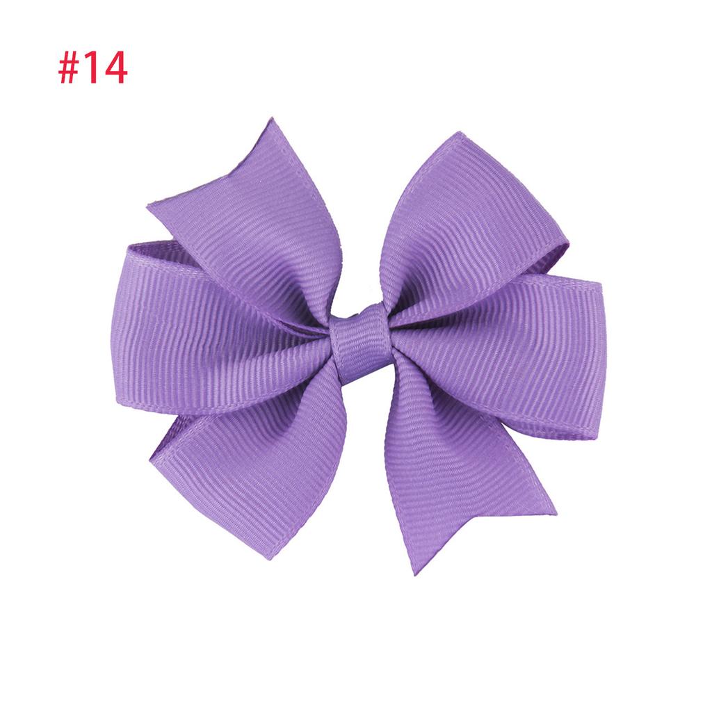 2 szt. 3-calowych kokardek do włosów dla dziewczynek z rypsowej wstążki, akcesoria do włosów dla małych dzieci ze spinką krokodylkową, kokarda dla małych dziewczynek, niemowląt