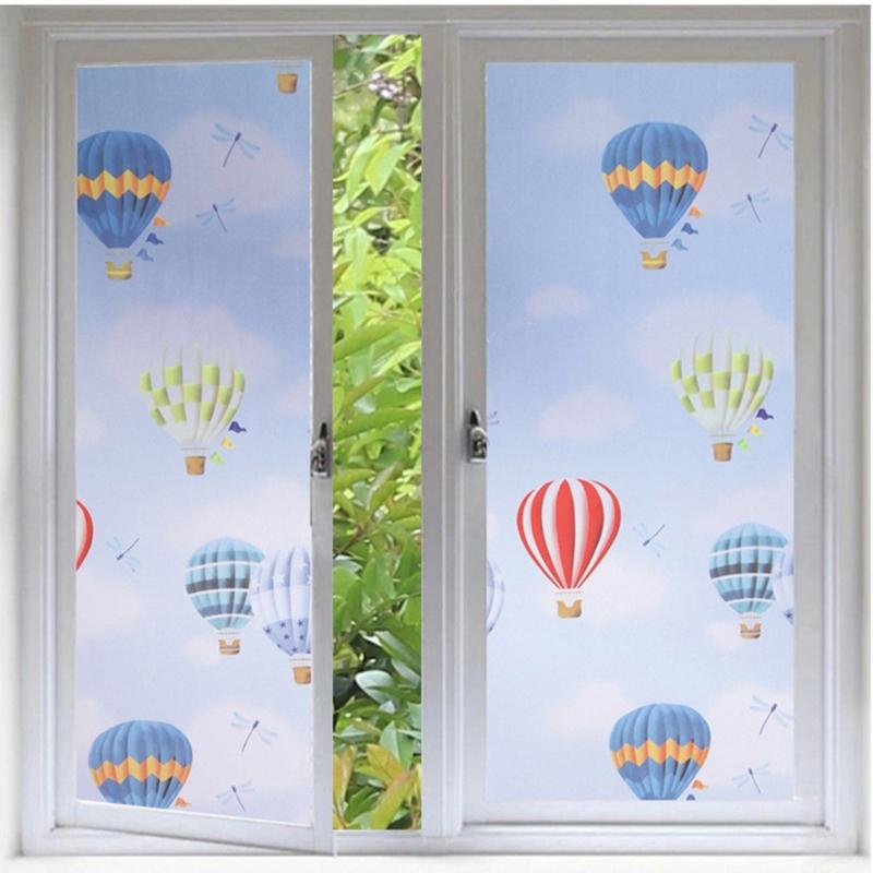 Window Privacy Film Window Clings Glass Door Sticker for Bathroom Bedroom Home