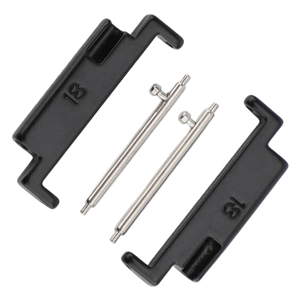 1 Paar Metall Uhrenarmband Adapter Uhrenarmband Verbindungsadapter Edelstahl Verbindungsadapter Ersatz für 18