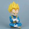 Anime Dragon Ball Z Super Saiyan Son Goku Gohan Vegeta Sitting Ver. PVC Action Figure DBZ Statue Collectible Model Toys Doll