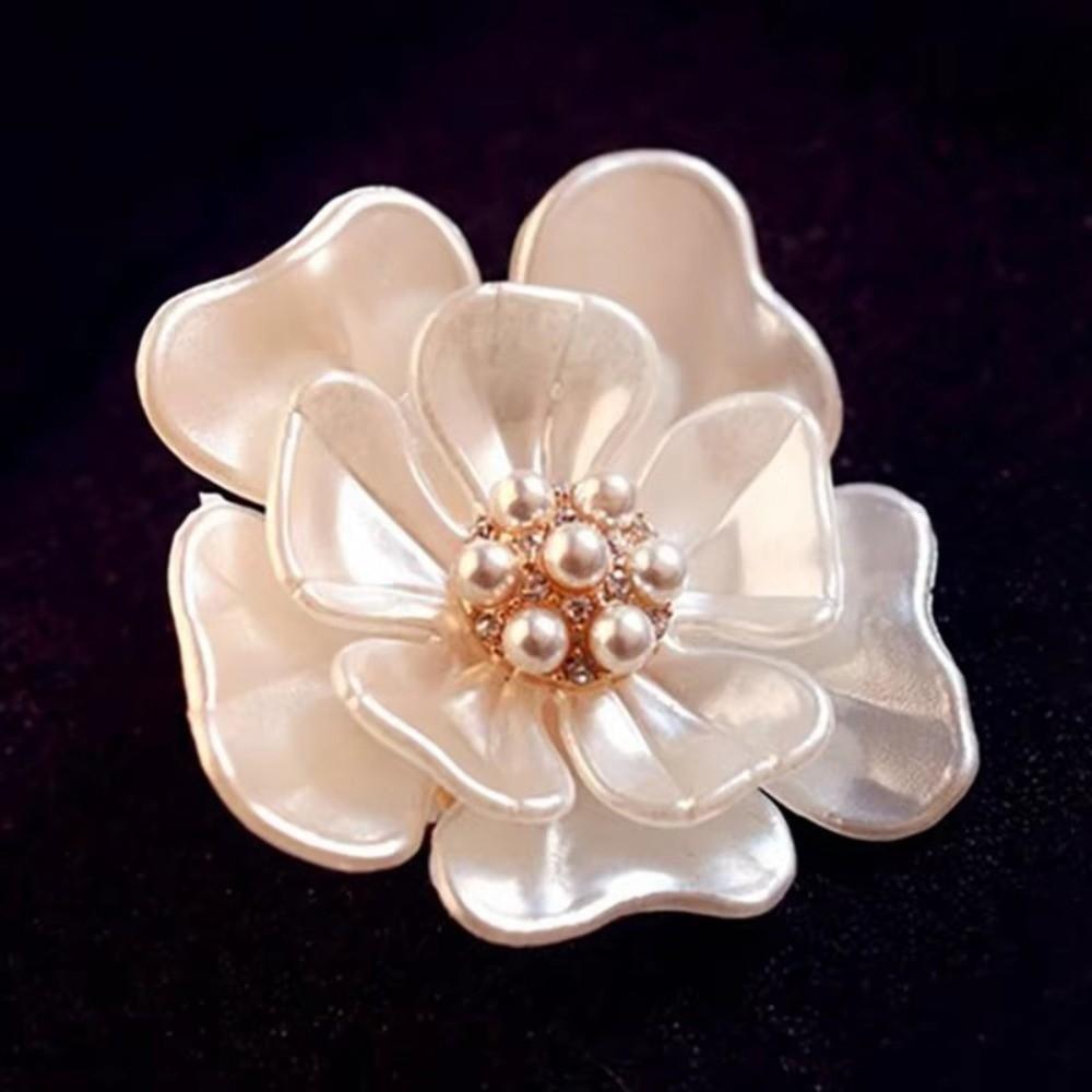 Pearl Plant Pins Elegant Design Dressing Decoration Jewelry Accessories Brooch Gift