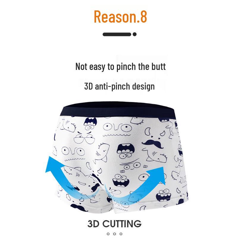 MWR Boys' Cartoon Cotton Boxer Briefs 4-Pack