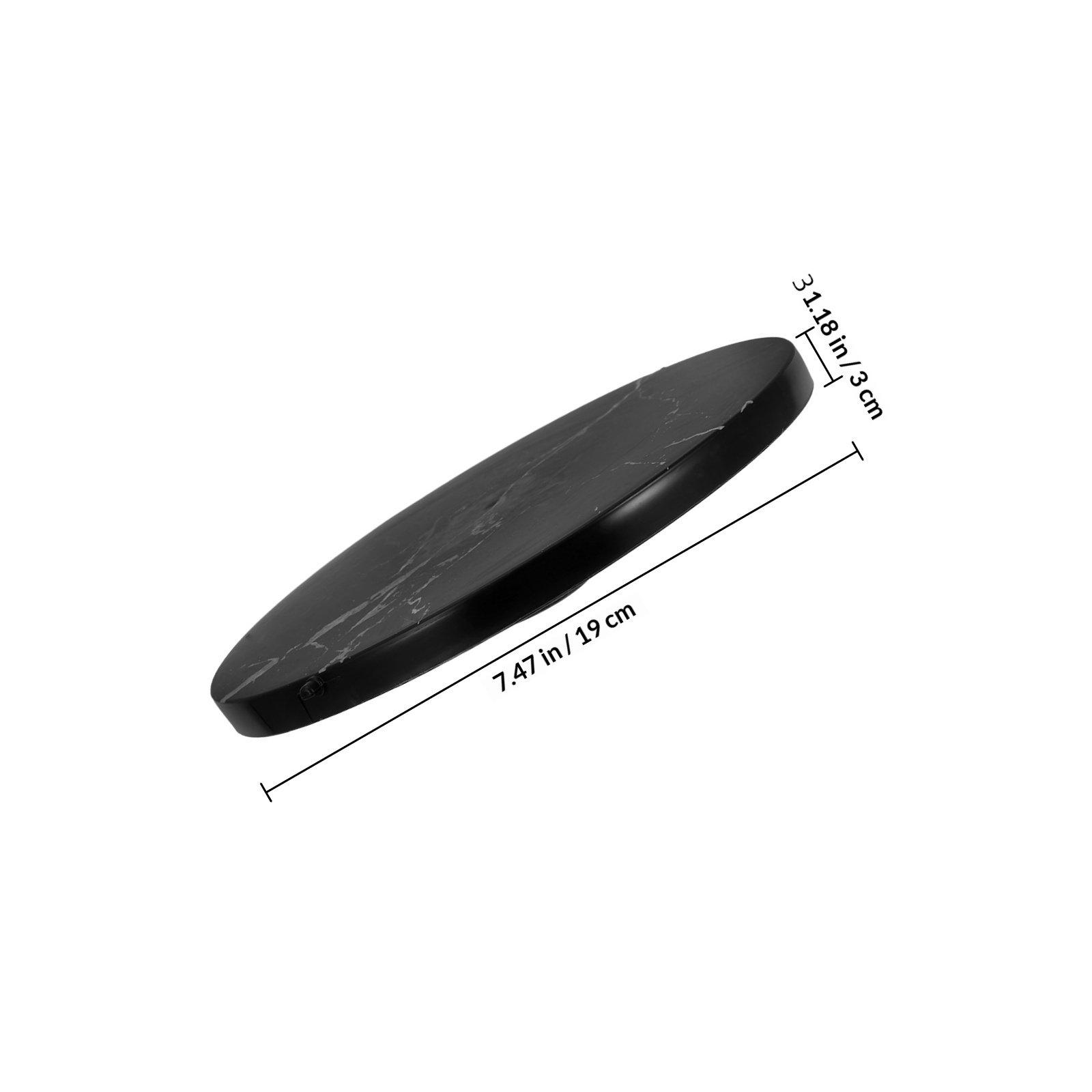 

Marble Pattern Trash Can Lid Replacement for Home Top Garbage Can Cover Waste Bin Protector Plastic Trash Bucket чорний