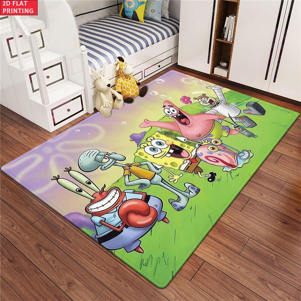 Good partner print Large Room Carpet Non Slip Cartoon Kids Bedroom Living Room Floor Mat Home Decor Children's Play Carpet